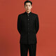 GOKU men's tunic suit Chinese style Tang suit men's suit suit teenagers Chinese style stand collar black jacket national trend tunic suit + long-sleeved shirt + black trousers L recommended 105-120 Jin Jin equals 0.5 kg