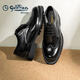 Goldlion Men's Shoes 25th Autumn New Formal Leather Shoes Heightening Wedding Shoes Carved Brogue Shoes G521530105AAA Black 40