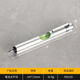 Ye Yu mini level aluminum alloy level multi-purpose magnetic level measurement installation tool pen level ruler pen type silver丨 aluminum alloy level