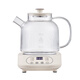 Midea's 2025 new health kettle, stew and all-in-one household multifunctional floral teapot, all-glass pure health kettle, electric kettle 0 glue, all-glass 0 glue 0 metal, 8H constant temperature, 24H appointment, 1.2L