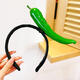 Creative personality, funny fruit and vegetable headbands, radish and pepper, funny headbands, hair accessories, hairpins, live broadcast hairpins, banana hairbands