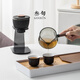 Thirty-year-old Unbounded Magnetic Automatic Kung Fu Tea Set Home High-end Light Luxury 2025 New Lazy Tea Making Artifact Gift Box Unbounded Automatic Tea Set_Zen Style Black + 6 Teacups