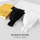 Zimo cotton product 2 pieces Zimo product thong men's double underwear white boys' sexy back empty men's pants new style black + white M (1.9-2.1 feet)