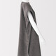 MUJI cotton velvet wearable bath towel charcoal gray 70x190cm