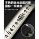 Shengda hollow tape measure designer high-end mini small tape measure 3 meters 5 meters decompression box ruler rust-proof, waterproof and anti-fouling bright silver double-sided frosted tape measure 3*16mm No Specifications