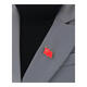 Fat Donglai's same five-star red flag brooch, China's new trend suit jacket, corsage accessories, festival badge, five-star red flag (1.8*2.5cm) small butterfly buckle