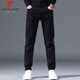Pierre Cardin jeans men's autumn and winter Korean style trendy elastic slim casual pants men's new high-end pants black 33