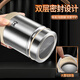 I VE German 304 stainless steel tea can storage tank food-grade household large-capacity multi-purpose storage tank sealed tank small 800ml stainless steel sealed tank free tea spoon when ordering - single also free