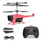 Helicopter Hummingbird Aircraft Remote Control Children's Mini Elementary School Aircraft Toy Boy Intelligent Obstacle Avoidance Drone 2.4G Remote Control 3.5 Channel Red Series Hummingbird Helicopter