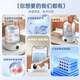 Xiaomi Buyi washing machine mini portable rechargeable fully automatic washing underwear and pantyhose baby dormitory small laundry cup trendy life appliances khaki bionic pulsator + 2 large cleaning modes