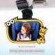 Clip-on car baby rearview mirror car rearview mirror wide-angle reversing mirror baby cartoon auxiliary mirror 3R-2261 baby mirror cartoon deer (clip installation cover