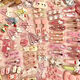 Pink hair clips 50 pieces cute hair clip set sweet girly bangs clip Japanese cartoon hair clip 10 random hair clips in pink color
