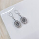 Beijing Gold Trading Center Co., Ltd. Platinum earrings wrapped with fish scales, large version of pigeon egg earrings as gifts for girlfriends, about 7.08g