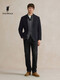 POLOWALK Men's Suit 2025 Autumn New Product Single-breasted Business Gentleman Flat Lapel Men's Suit Jacket Navy M 170/M
