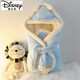 Disney (Disney) Newborn Baby Autumn and Winter Thickened Newborn Blanket Winter Thickened Outing Warm Baby Anti-jumping Swaddle Bag Blue (Crystal Velvet Warm Blanket) 80x80cm