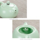 Meidu tea set gift box household ceramic Ding kiln Xi Shi pot portable travel set event Mid-Autumn Festival gift Xi Shi pot tea set one pot four cups (green) 5 heads