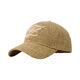 ELLE sun protection baseball cap for women, summer outdoor casual fashion sports imitation straw peaked cap, sunshade, small face, coconut brown, adjustable (56-60cm)