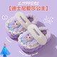 2025 winter children's cotton slippers for girls, non-slip indoor warm and velvet girls, Princess Elsa's home cotton slippers, purple slippers, size 12 30/31 (shoe inner length 18CM, suitable for feet 17