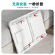 Bed computer desk foldable lifting desk student dormitory small table lazy large small table home pearl white lift flat style 70cm