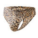Men's sexy underwear leopard print one-piece seamless 3D low-waisted thong European and American style fashionable men's pants quick-drying Huangbao M90-105Jin Jin equals 0.5 kg