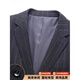 Lilan wool three-piece suit men's striped middle-aged engagement wedding formal suit men's 9836 gray stripe M 170/46