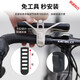 Silicone mobile phone holder strap mobile phone holder bicycle mountain bike road bike stem navigation bicycle holder P6 mobile phone holder black 4.0-6.8 inches available