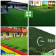 Liangxiang Simulated Lawn Carpet Plastic Artificial Green Fake Turf Kindergarten Balcony Outdoor Padding Courtyard Engineering Fence 2mx1m Spring Grass 2cm Encrypted Style