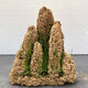 High-quality water stone bonsai rockery absorbent stone decoration natural water rust stone 10-14cm comes with grass seeds and about 17-22cm comes with grass seeds and stones