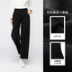 Faberza plus velvet harem pants for women 2025 new winter casual small man warm nine-point daddy radish pants volcanic ash S