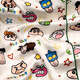 GP Memory Ice Silk Pajamas Female Internet Celebrity Girly Style Cute Cartoon Thin Couple Wear Home Clothes Men's Gift Box for Girlfriend and Boyfriend Crayon Shin-chan Short Sleeves + Shorts + Pants Same Style for Couples L Women Recommended 100-120 Jin Jin is equal to 0.5 kg