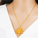 Aibana 18k gold Vietnamese sand gold pendant brass gold-plated K gold clavicle chain as a gift for girls Style 1