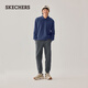 Skechers men's 2025 new autumn and winter velvet warm versatile pants sports sweatpants casual trousers L325M105