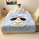 Children's blanket thickened autumn and winter double layer baby blanket small quilt kindergarten nap coral velvet blanket Good night puppy 120cm*150cm double layer thickened 2.8Jin Jin equals 0.5kg