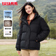 YAYA short down jacket for women 2025 winter new thermal storage fashion casual loose thickened warm little jacket