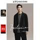 PEACEBIRD Men's Short Coat Men's Winter Woolen Suit Jacket Men's Suit Jacket Black First Batch L