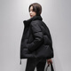 Snow Flying Lightweight Goose Down Down Jacket Women's Short Slim Simple Warm 2025 Winter New Stand Collar Jacket Black S