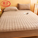 Langsha 2025 New Type A Baby Velvet Quilted Sheet Single Product Single Piece Mattress Protector Bed Protector Khaki Single Sheet 180cm*200cm