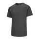 Adidas short-sleeved men's 2025 sports skin-friendly breathable fitness outdoor lightweight quick-drying T-shirt dark gray/light gray XL