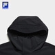 FILA official breathing shell woven jacket two-piece men's tops 2025 winter sports outdoor jacket