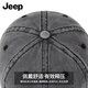 Jeep (JEEP) hat men's baseball cap four seasons outdoor trendy retro peaked cap men's and women's sun hat black