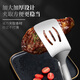 QCSK German 304 stainless steel fish frying spatula clip special multi-functional frying clip shovel pancake shovel tool pancake shovel steak red food grade 304 steel upgraded 4th generation lock frying shovel clip