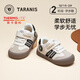Terranis toddler shoes autumn non-slip indoor shoes for boys and girls toe-toe anti-collision functional shoes for girls white/black 24
