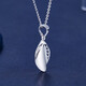 CHINA GOLD platinum pt950 double leaf pendant women's necklace Valentine's Day gift about 1.39g