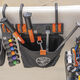 Klein Tools BC510S Bucket Work Center Tool Bag Magnetic S-Hook Black/Orange/Gray