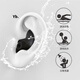 Luo Huodou waterproof bathing anti-otitis media swimming anti-choking nose clip set ear anti-water ingress anti-ear water intrusion artifact 1 pair of pink earplugs in transparent box