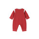 YEEHOO baby New Year's greeting clothes autumn and winter warm baby clothes new Chinese style baby jumpsuit festive