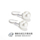 Yalundi 999 sterling silver women's pearl earrings earrings 2025 new hot style high-end women's genuine pure silver earrings
