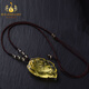 Matching Citrine Pixiu Pendant for Men and Women Pixiu Couple Pendant Pichu Amulet Necklace Pixiu Pendant Chain