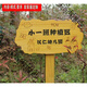 Solid wood gardening ground wooden sign outdoor signage vegetable garden plant corner class sign kindergarten planting area sign 15*30 cm please ask customer service for customization price
