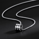 MZMZ platinum necklace men's pt950 platinum small waist pendant trend decoration Valentine's Day birthday gift for boyfriend when/next day delivery - light luxury small waist necklace B style